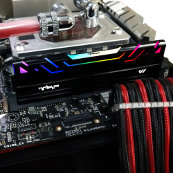 WARP 8GB DDR4 3200 MHZ RGB SİYAH PC RAM WR-R8X1-B - 3