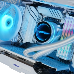 Warp Optima B760 RGB Sıvı Soğutma Intel 12400F 16GB 1TB RTX 4070 12GB Beyaz Oyuncu Bilgisayarı - 3