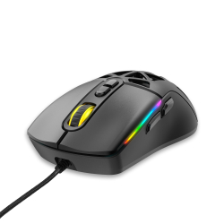 Warp WRP-O12800-B 12800 Dpi Wide RGB Özel ABS Doku Reflex Örgü Kablolu Siyah Gaming Mouse - 3