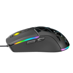 Warp WRP-O12800-B 12800 Dpi Wide RGB Özel ABS Doku Reflex Örgü Kablolu Siyah Gaming Mouse - 4